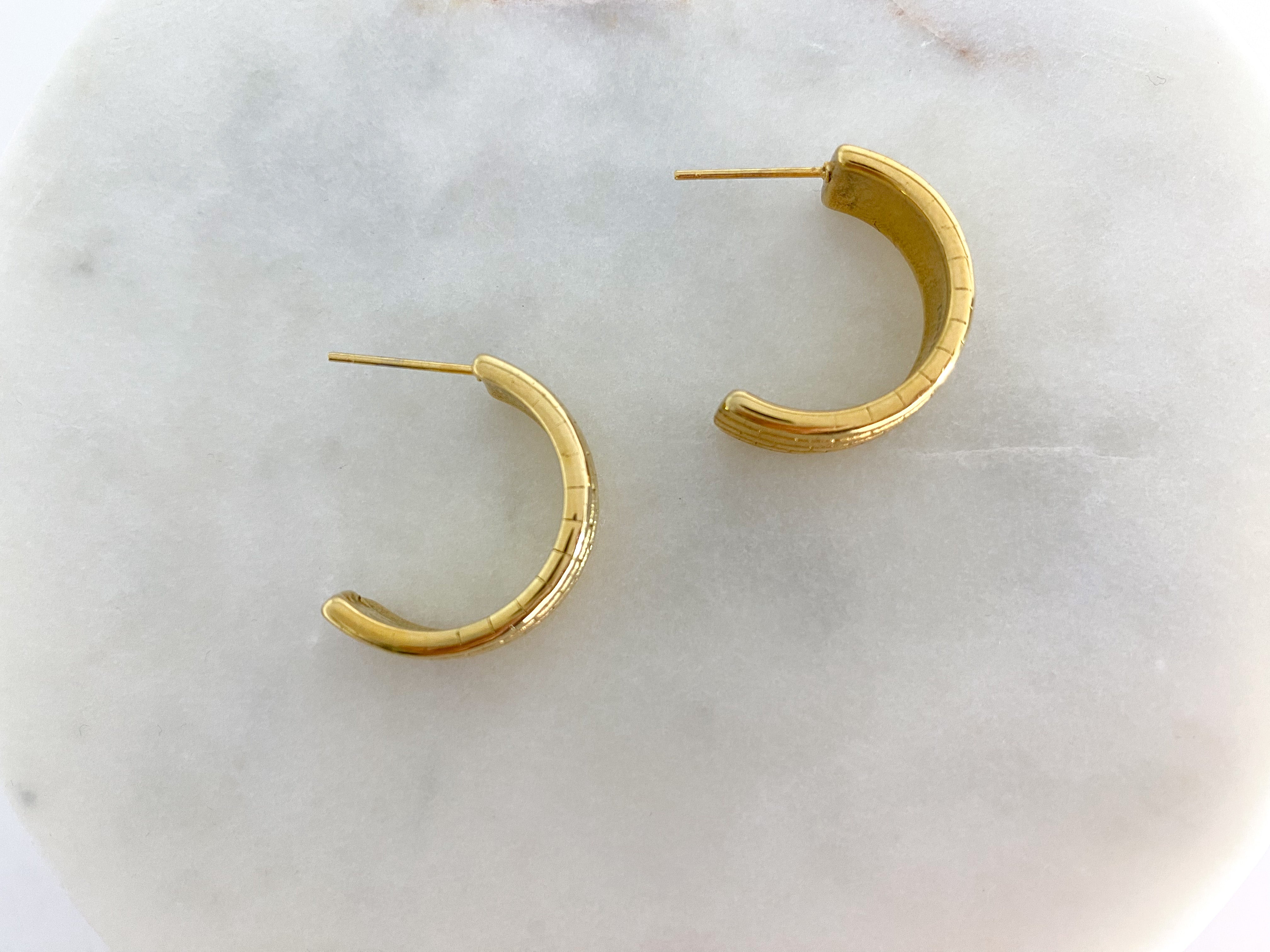 Walking on the moon earrings